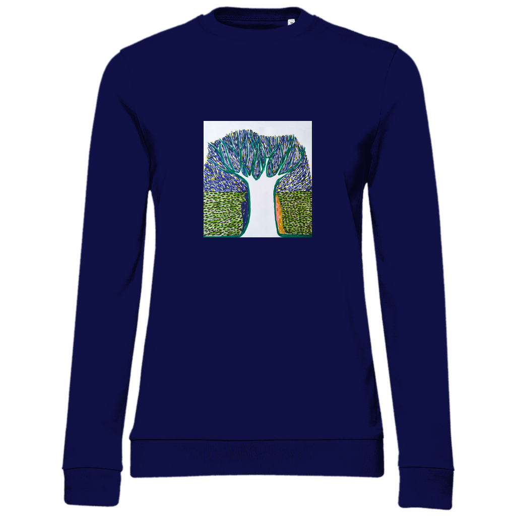 Women's sweatshirt WHITE TREE
