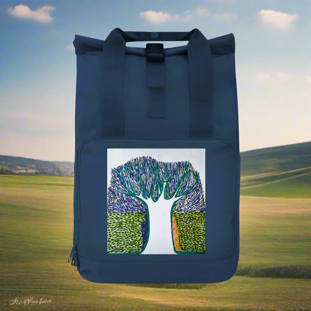 Backpack White Tree