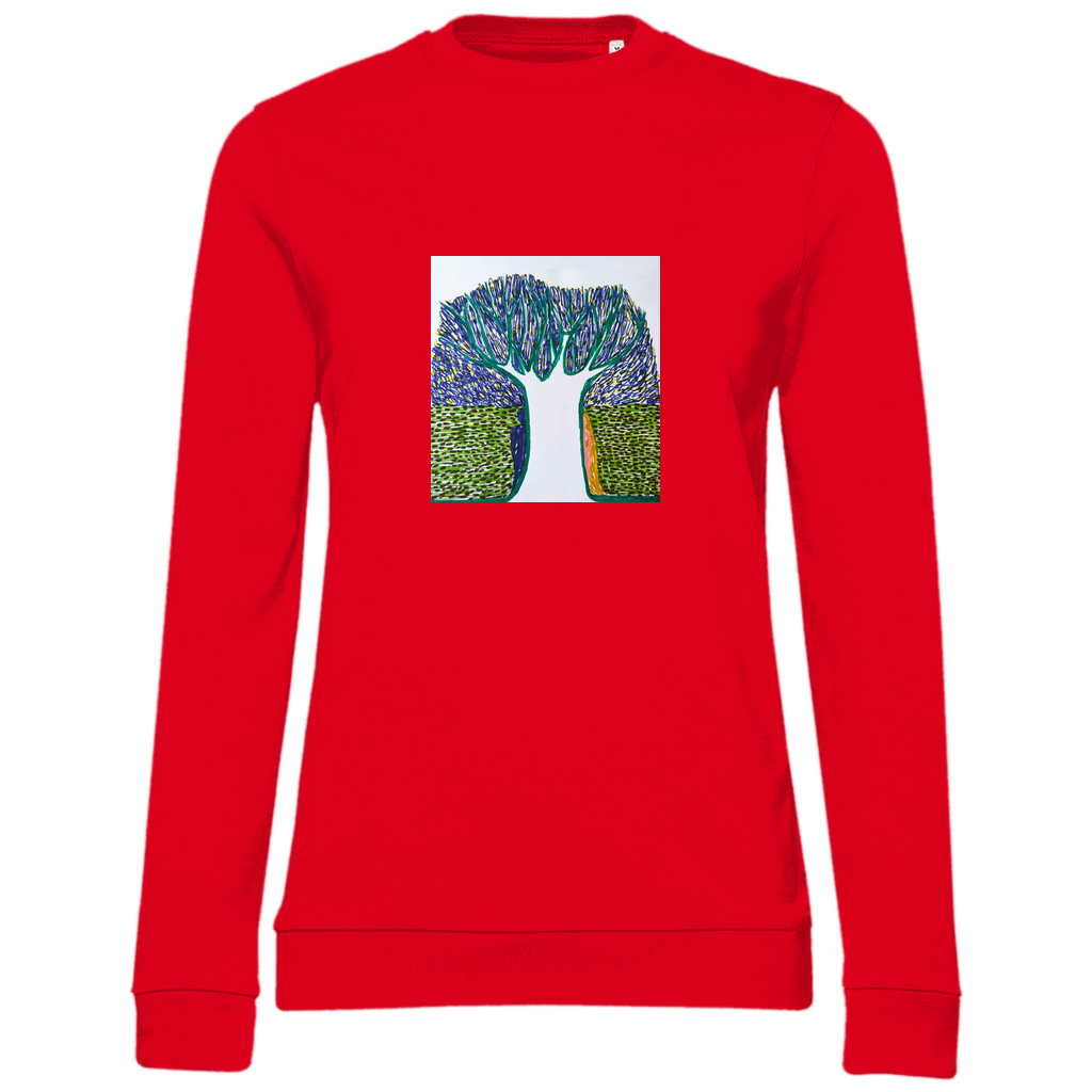 Women's sweatshirt WHITE TREE