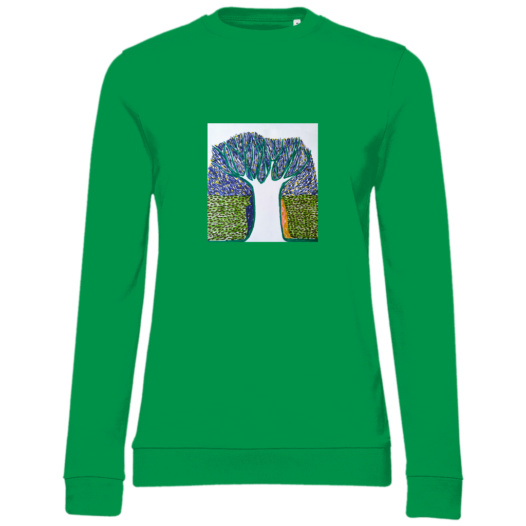 Women's sweatshirt WHITE TREE