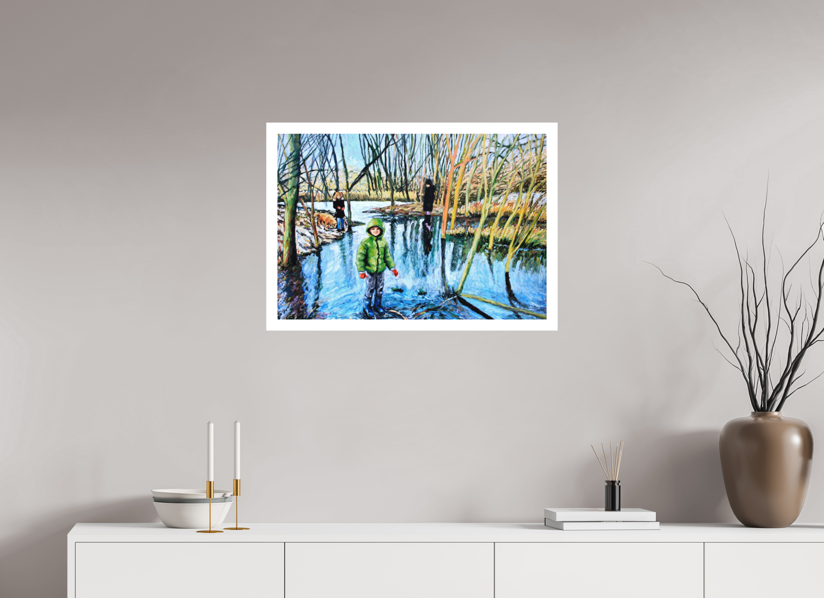 72.5 x 50 cm, Fine Art Print Paper Hahnemühle Photo Rag Ultra Smooth Fine Art Print Paper Hahnemühle Photo Rag Ultra Smooth- Frozen Lake
