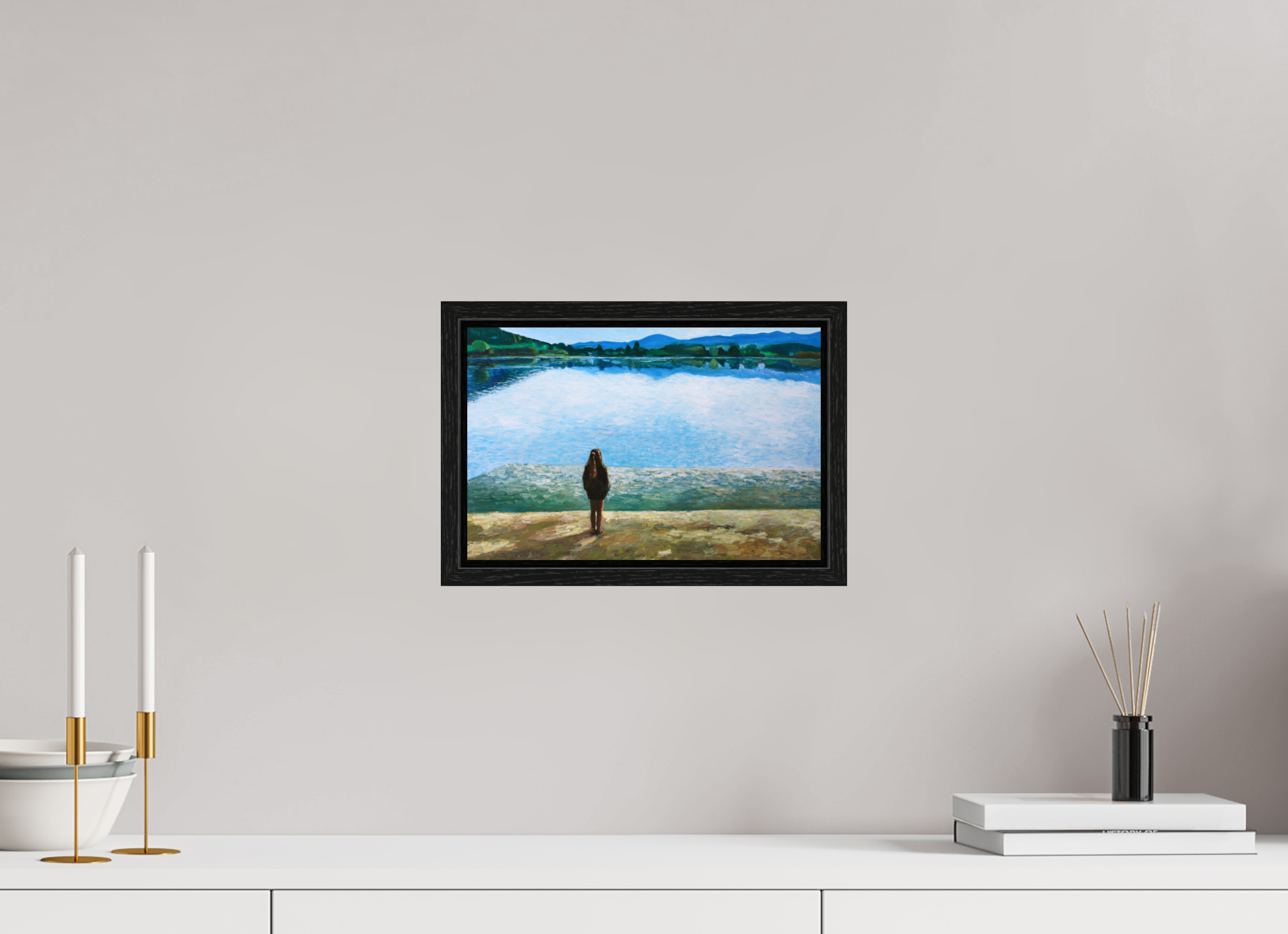 30.4 x 20 cm, Floater Frame the LAKE