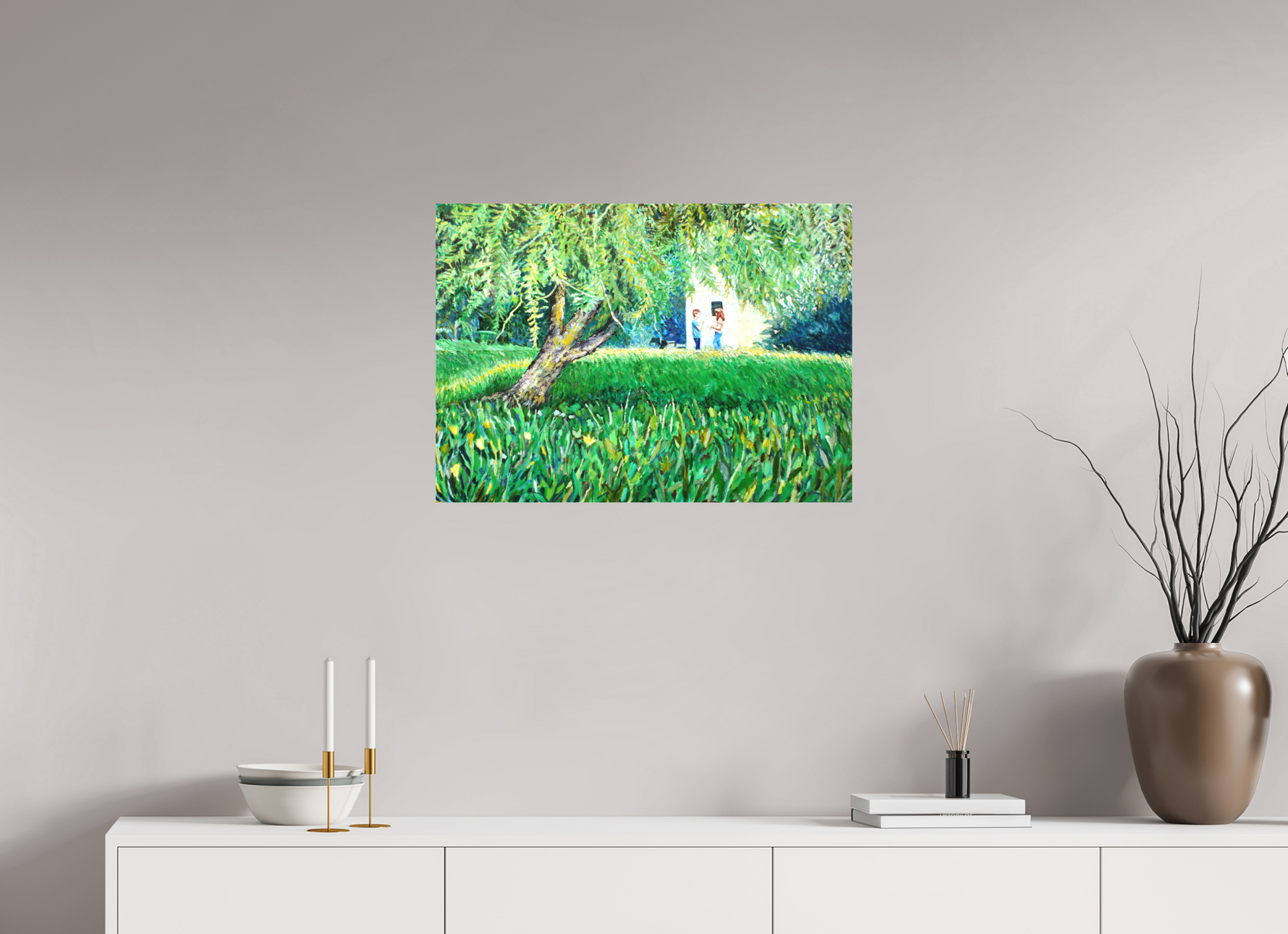 70.1 x 50 cm, Matte Canvas on Stretcher Frame SPRING