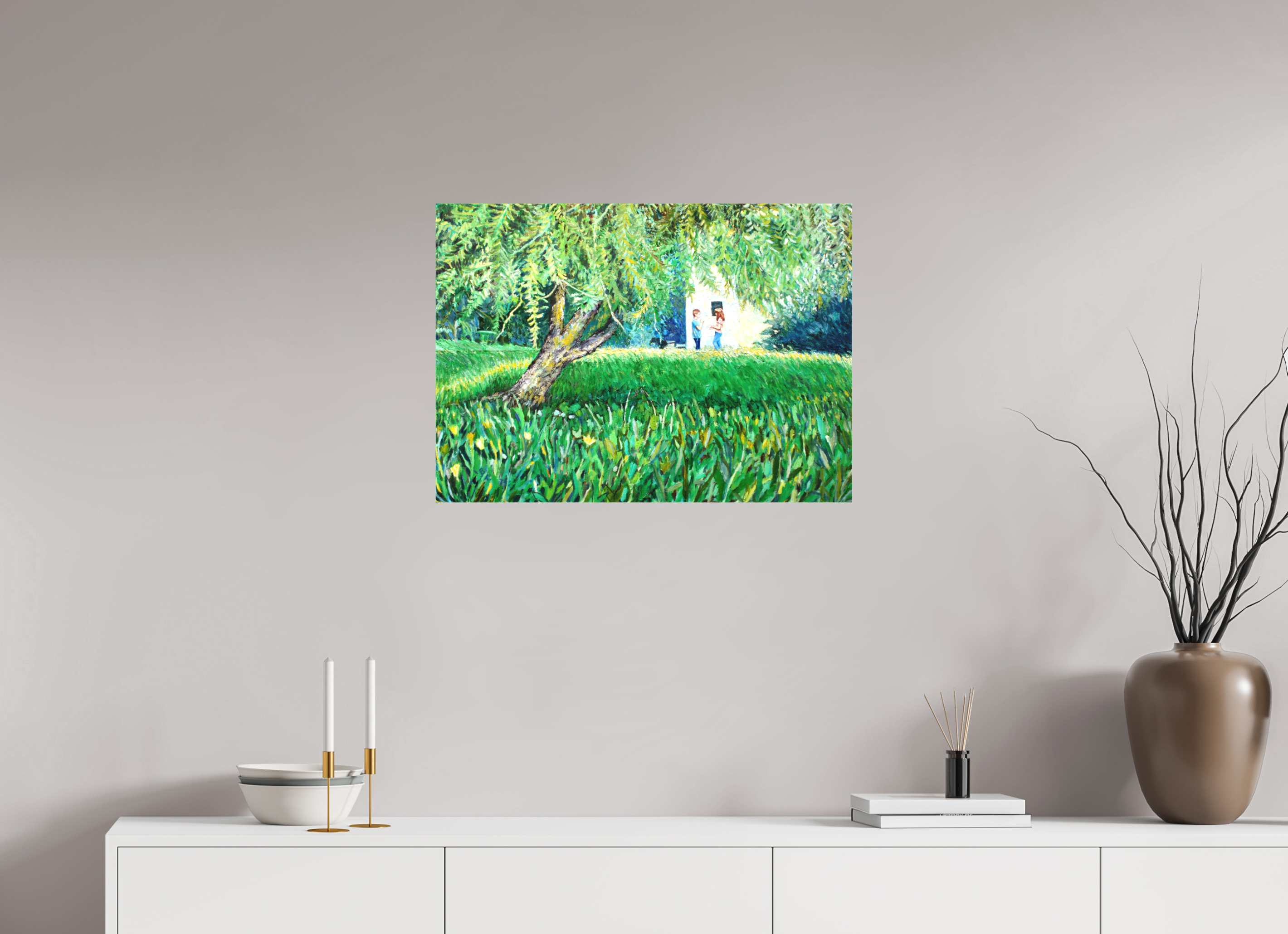 70.1 x 50 cm, Matte Canvas on Stretcher Frame SPRING