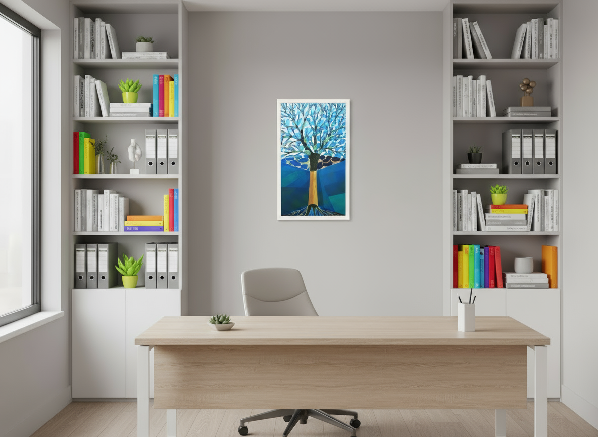 40 x 67.7 cm, GALLERY FRAME-FINE ART PIGMENT PRINT tree of life