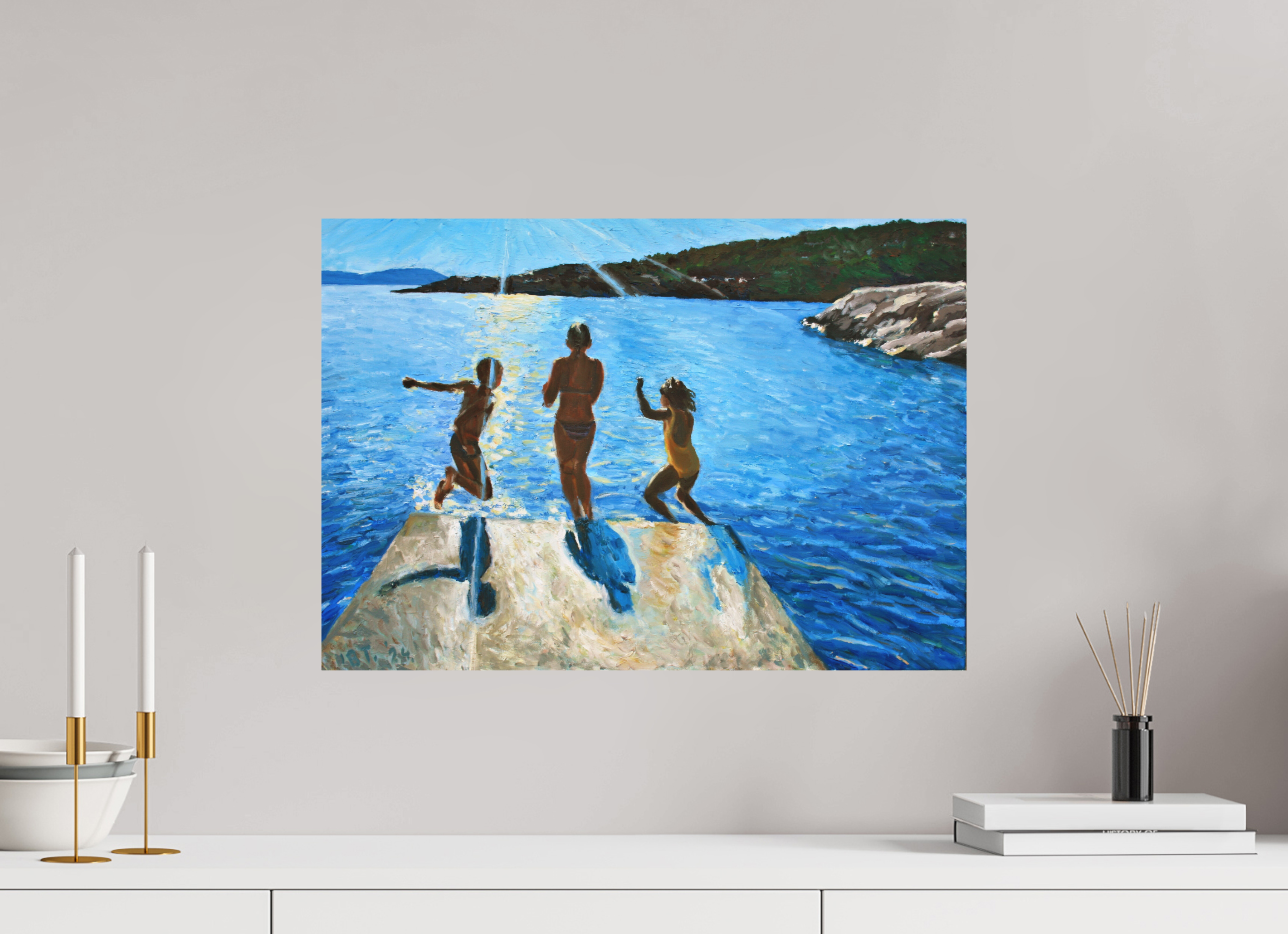 57.1 x 40 cm, PHOTO PRINT DP II MAT The Jump