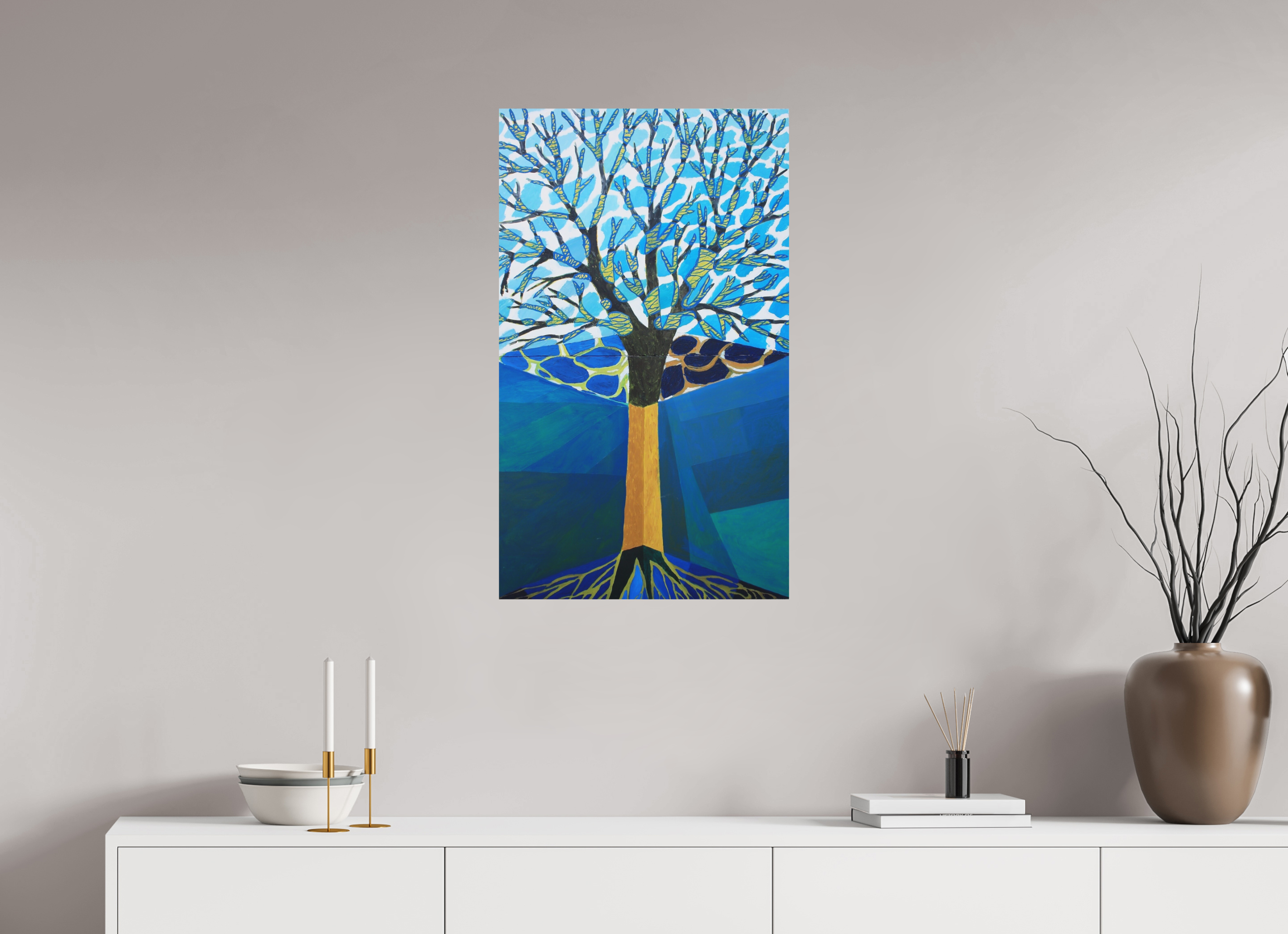 50 x 84.6 cm, PHOTO PRINT DP II MAT Tree of Life