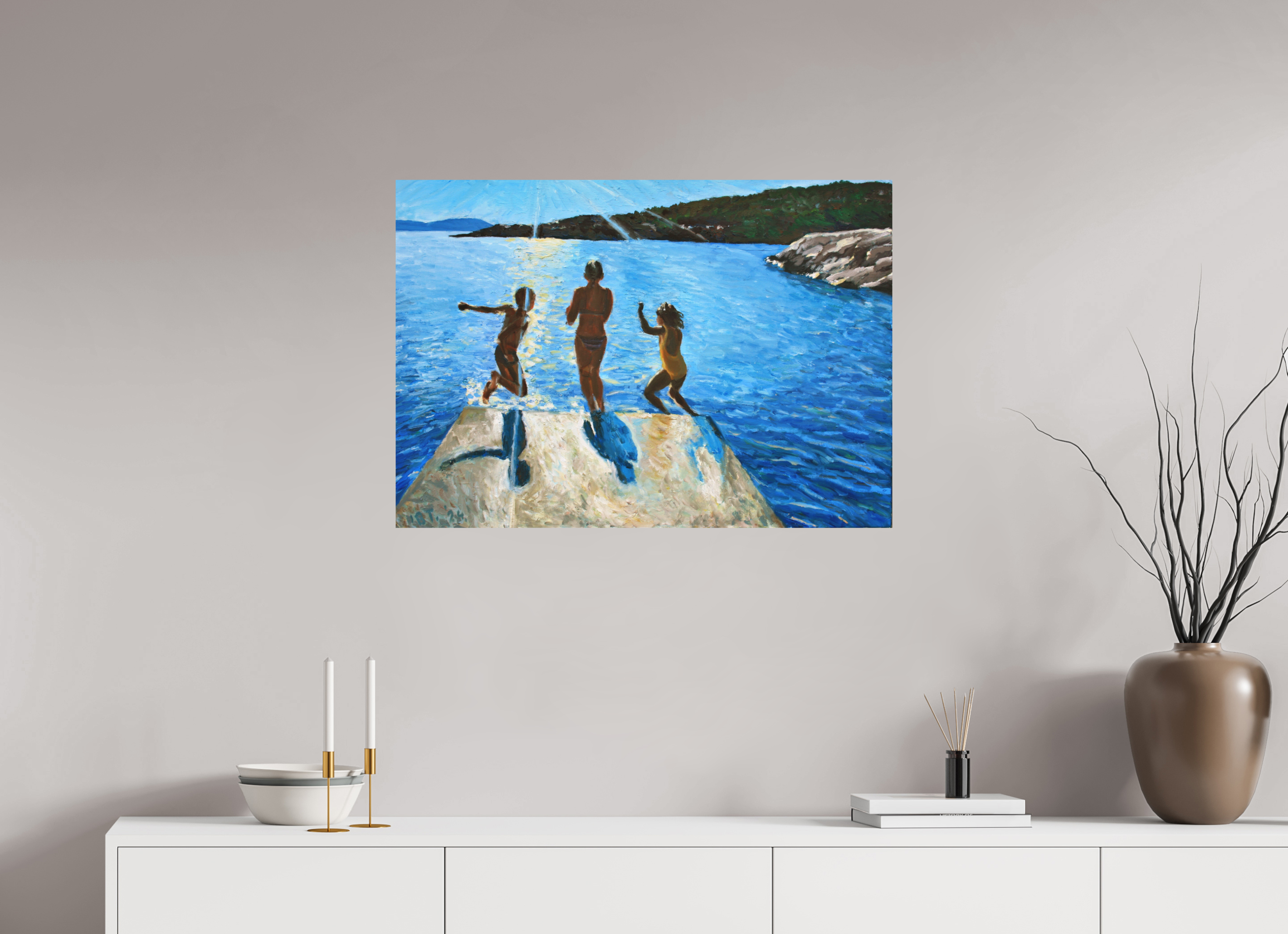 85.6 x 60 cm, PHOTO PRINT DP II MAT The Jump