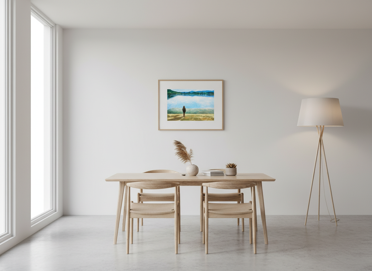 30 x 20 cm, PHOTO PRINT DP II MAT PHOTO PRINT - THE LAKE