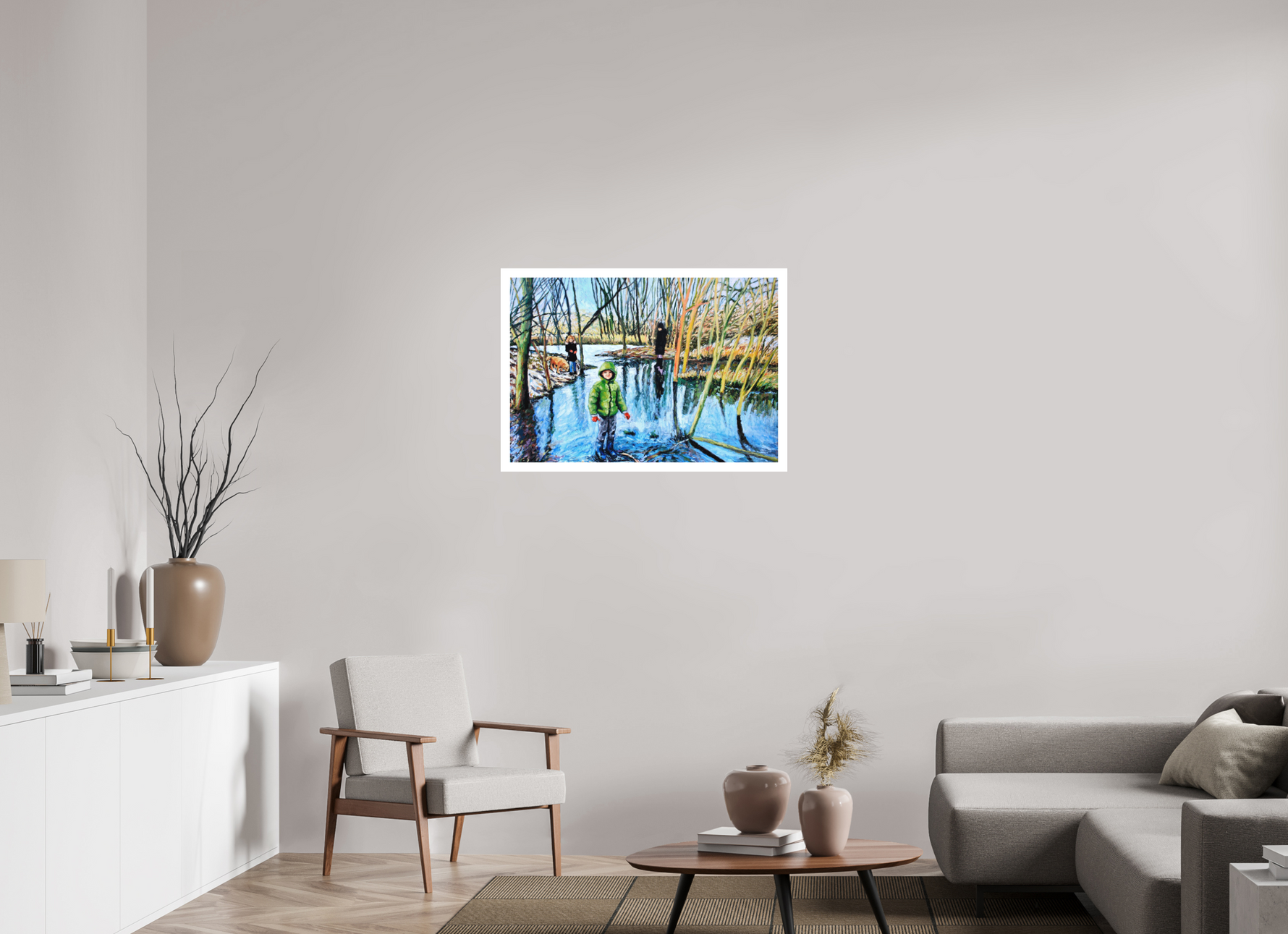 87 x 60 cm, Fine Art Print Paper Hahnemühle Photo Rag Ultra Smooth Fine Art Print Paper Hahnemühle Photo Rag Ultra Smooth- Frozen Lake