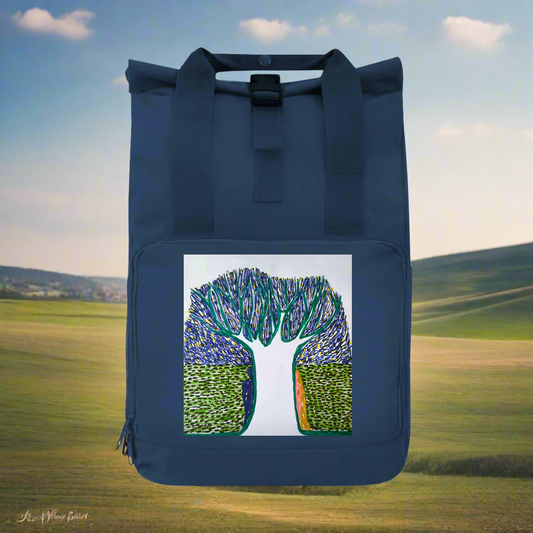 Backpack White Tree