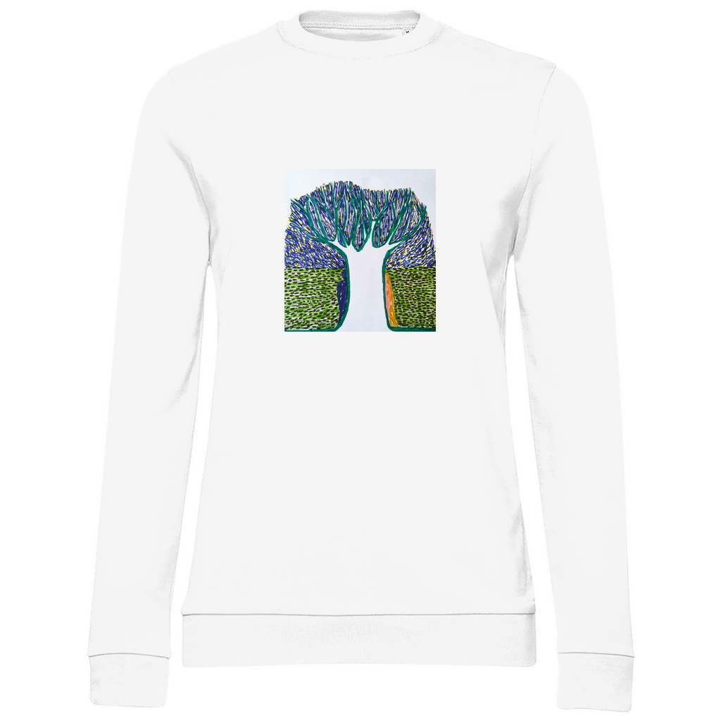 Women's sweatshirt WHITE TREE