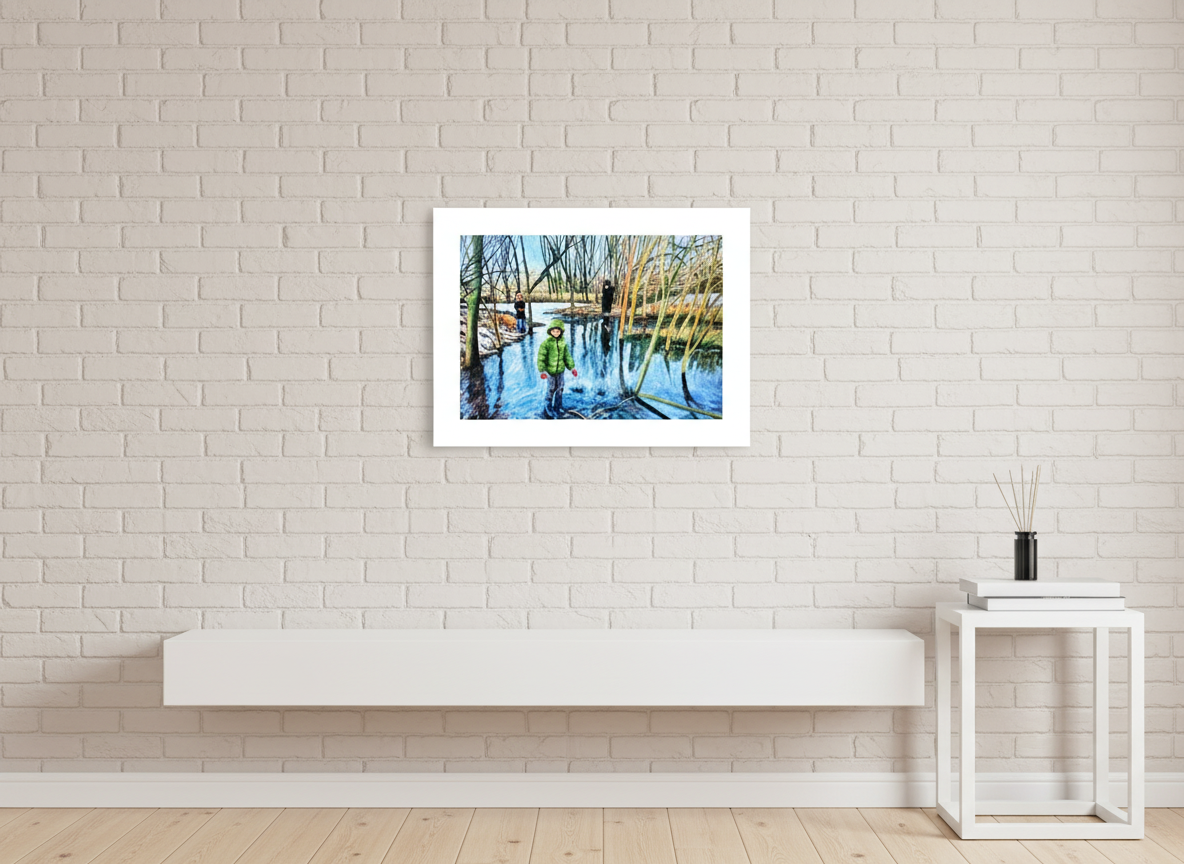 29 x 20 cm, Fine Art Print Paper Hahnemühle Photo Rag Ultra Smooth Fine Art Print Paper Hahnemühle Photo Rag Ultra Smooth- Frozen Lake