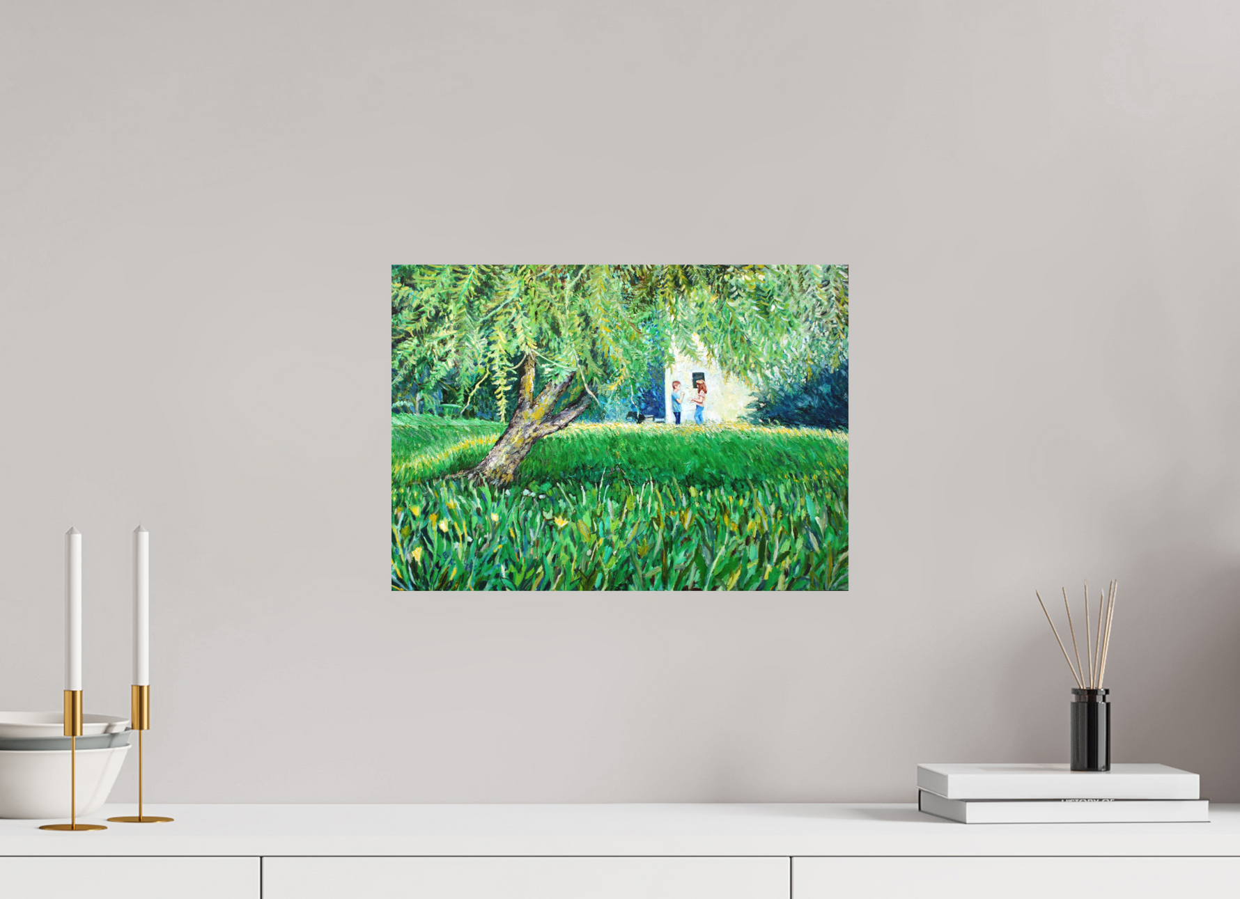 42 x 30 cm, PHOTO PRINT DP II MAT Under the Tree — Fine Art Print on Fuji Crystal DP II