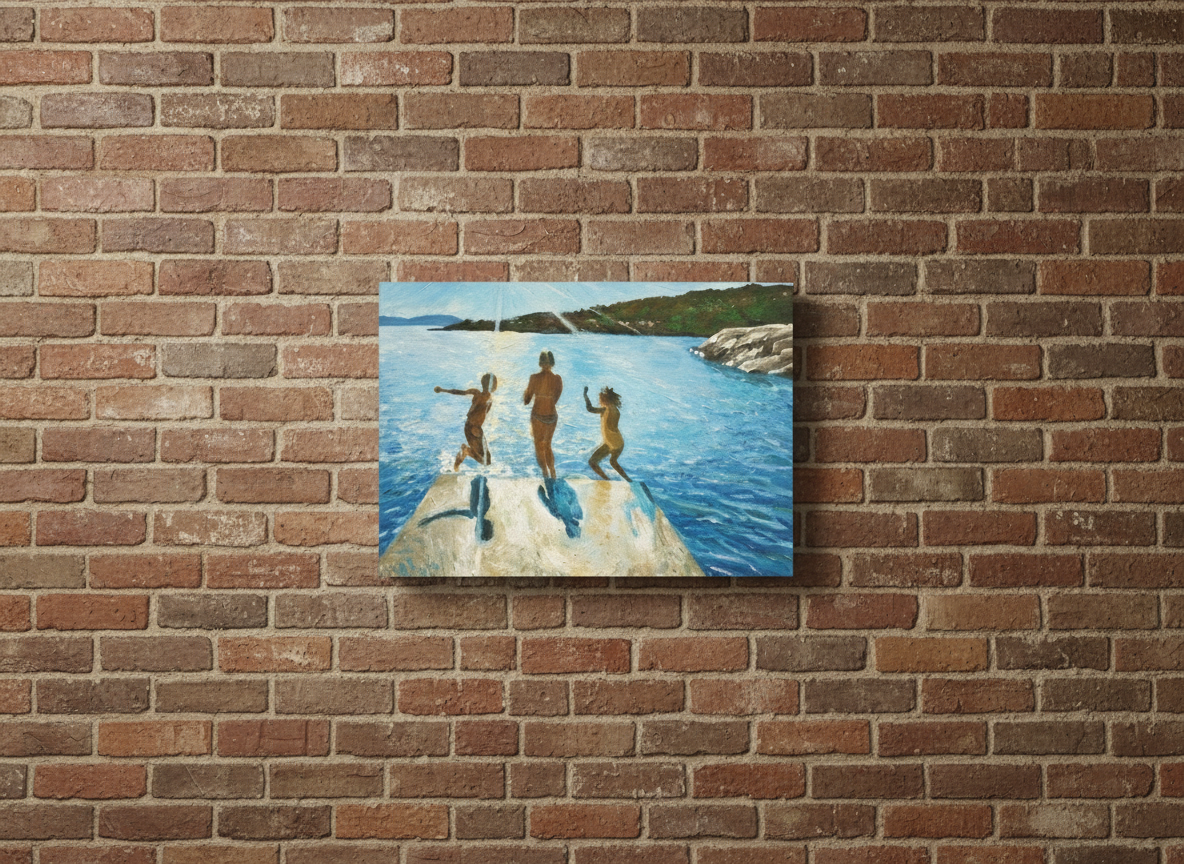 71.4 x 50 cm, PHOTO PRINT DP II MAT The Jump