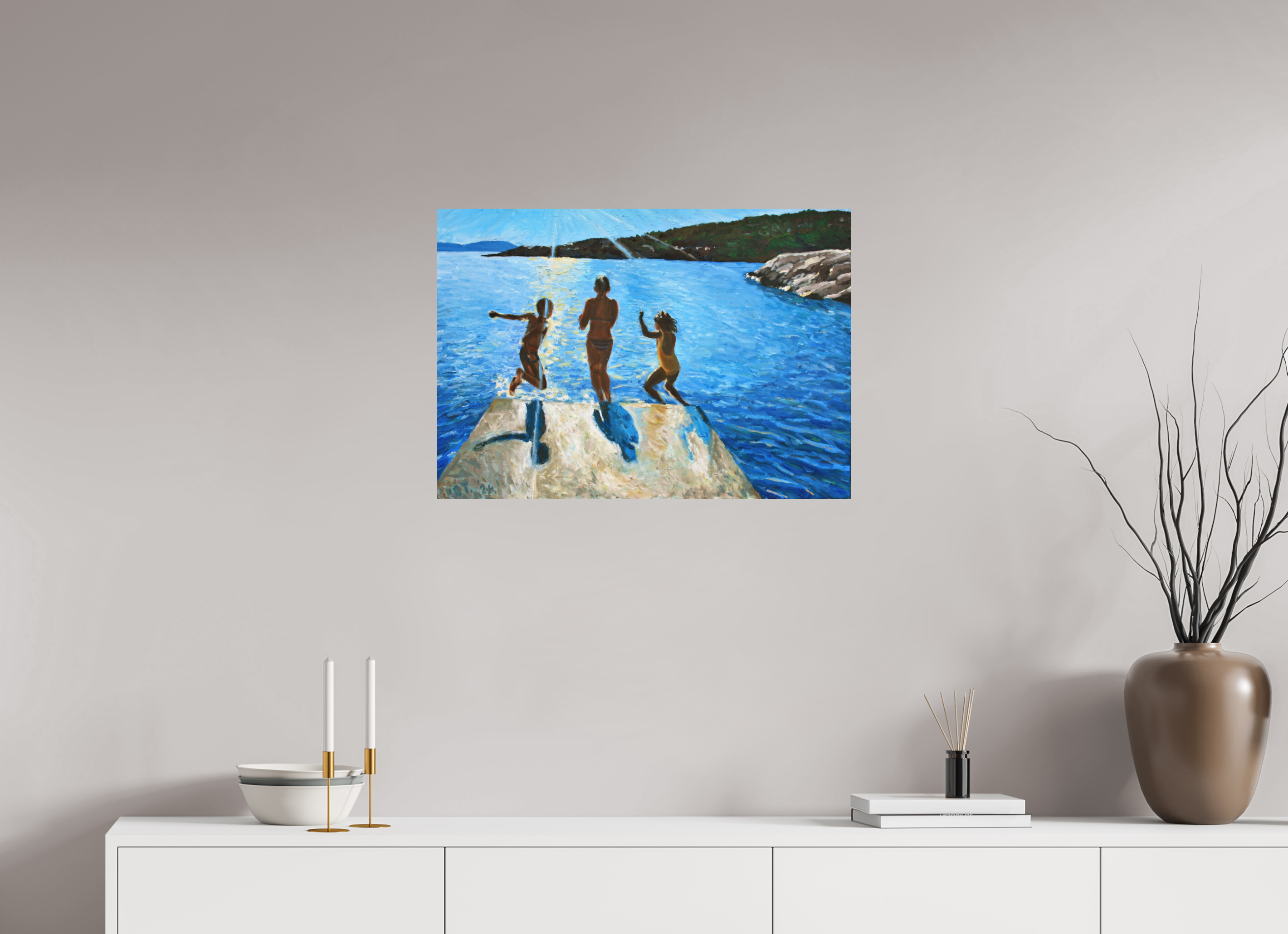 71.4 x 50 cm, PHOTO PRINT DP II MAT The Jump