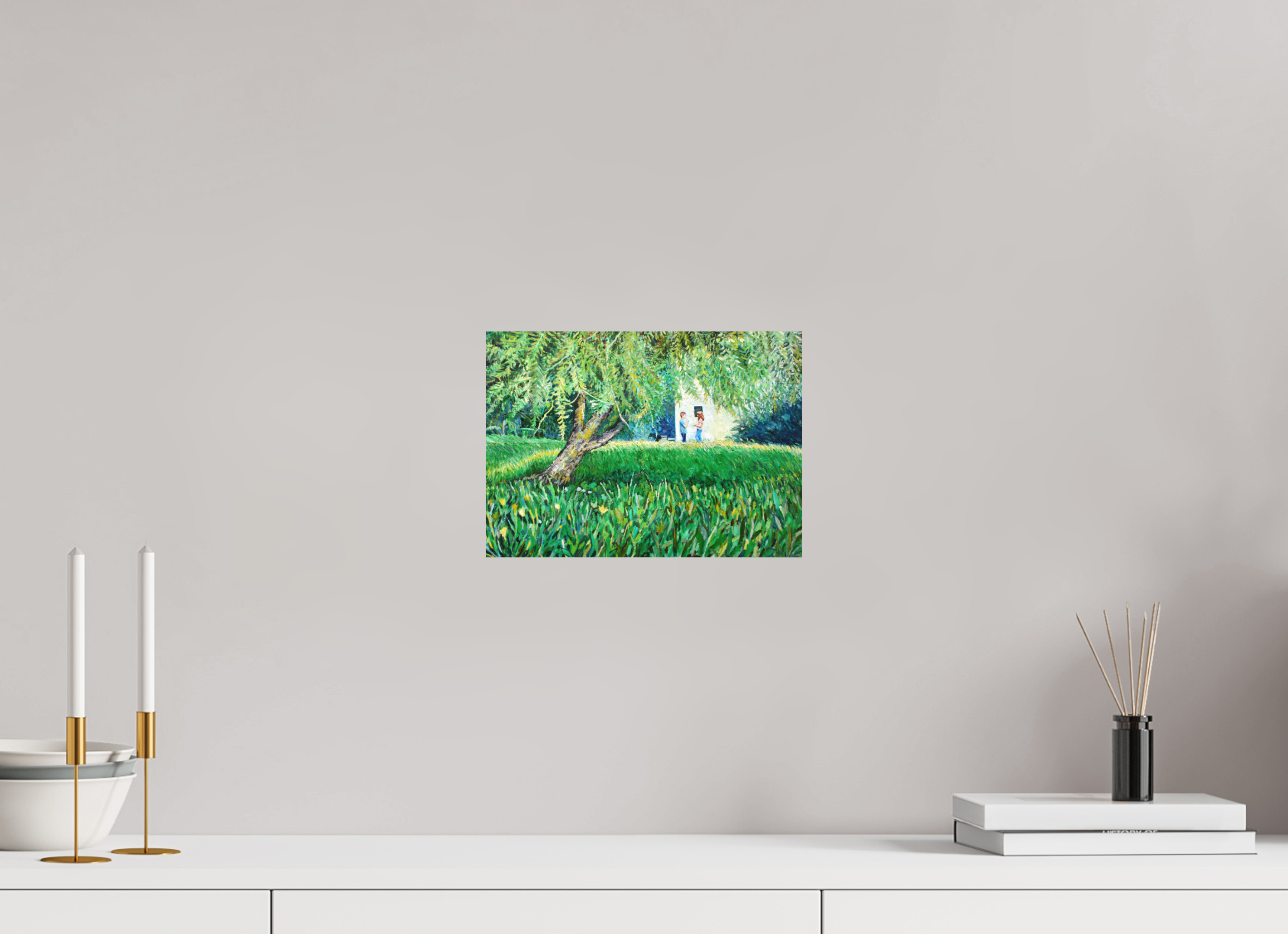 28 x 20 cm, PHOTO PRINT DP II MAT Under the Tree — Fine Art Print on Fuji Crystal DP II