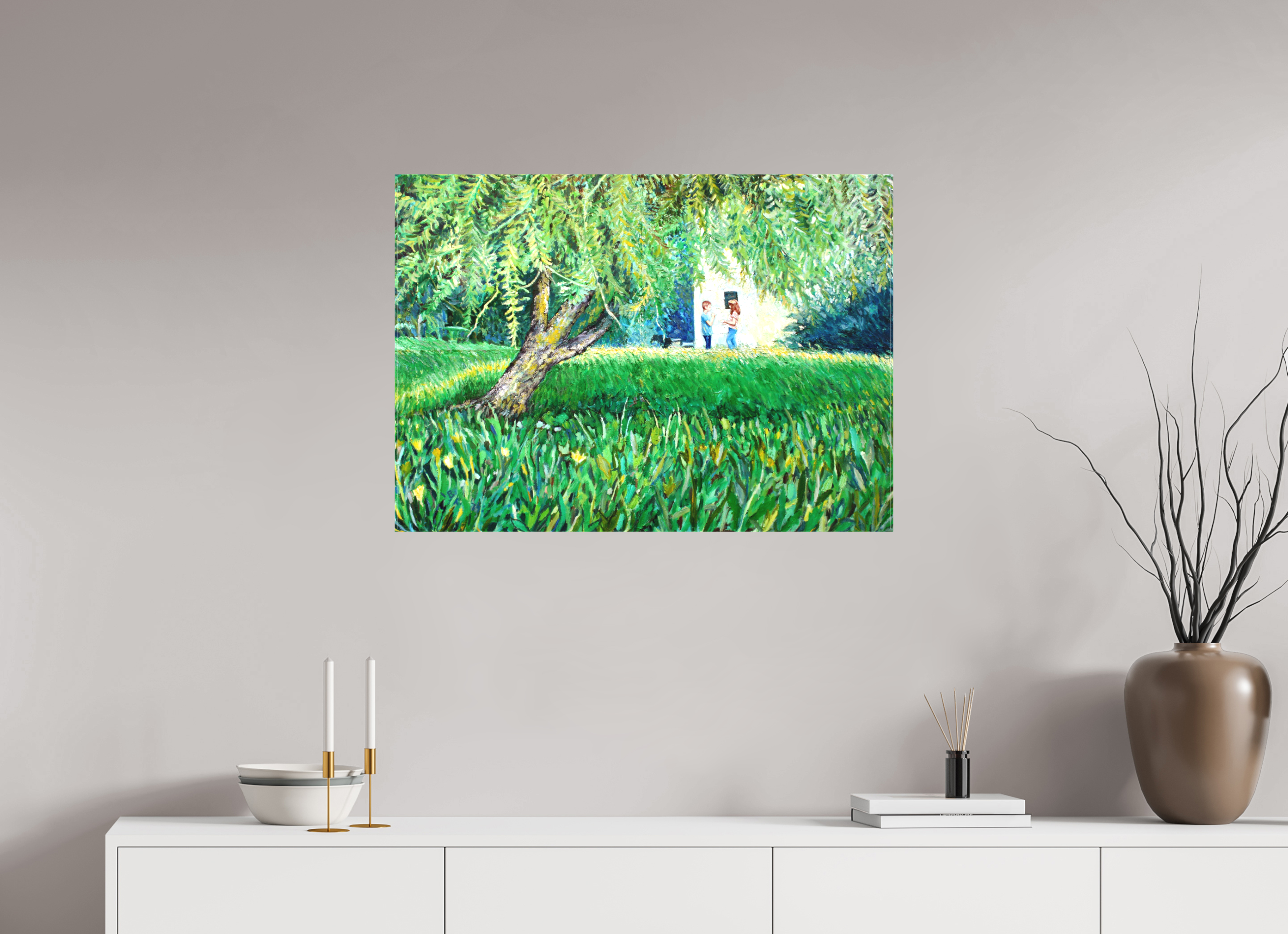 84.1 x 60 cm, Matte Canvas on Stretcher Frame SPRING