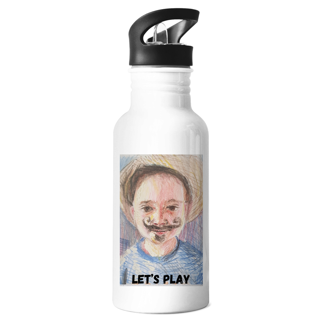 Stainless steel drinking bottle LET'S PLAY