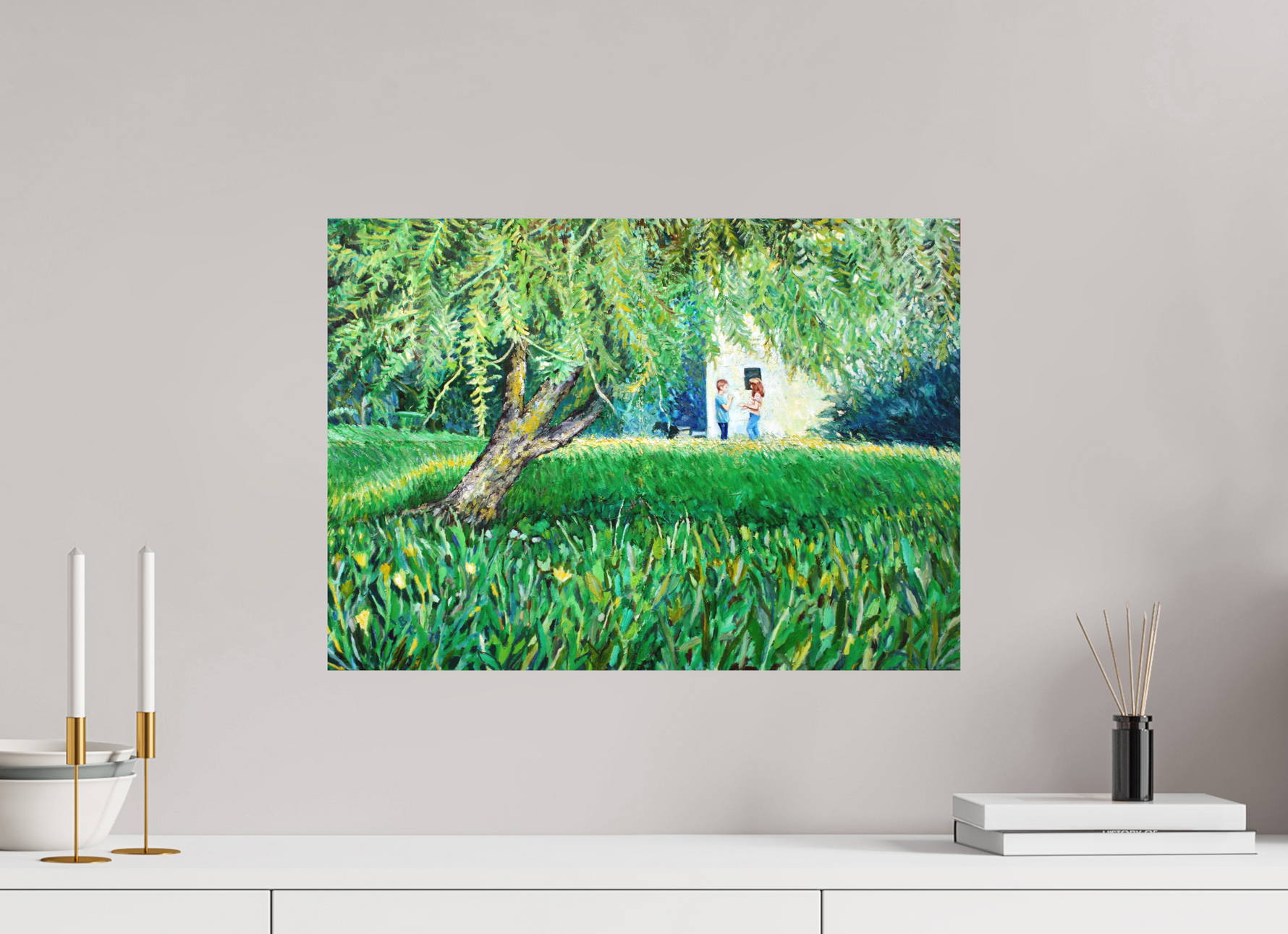 56 x 40 cm, PHOTO PRINT DP II MAT Small Conversation