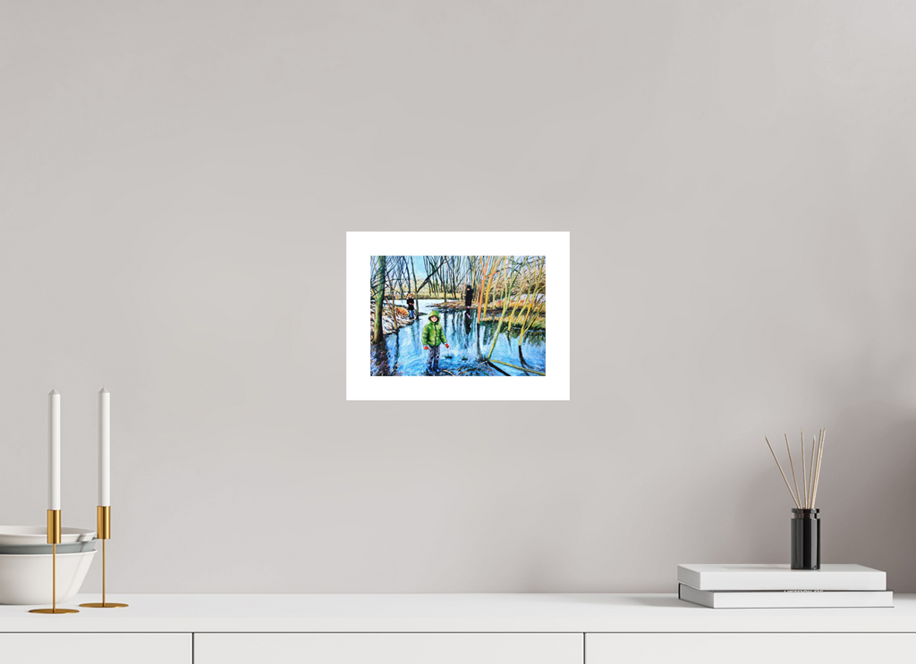 21.8 x 15 cm, Fine Art Print Paper Hahnemühle Photo Rag Ultra Smooth Fine Art Print Paper - Frozen Lake