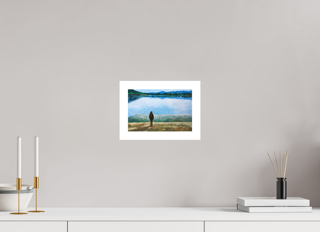 22.8 x 15 cm, Fine Art Print Paper Hahnemühle Photo Rag Ultra Smooth Fine Art Print, Ultra Smooth, 3 cm Border -THE LAKE