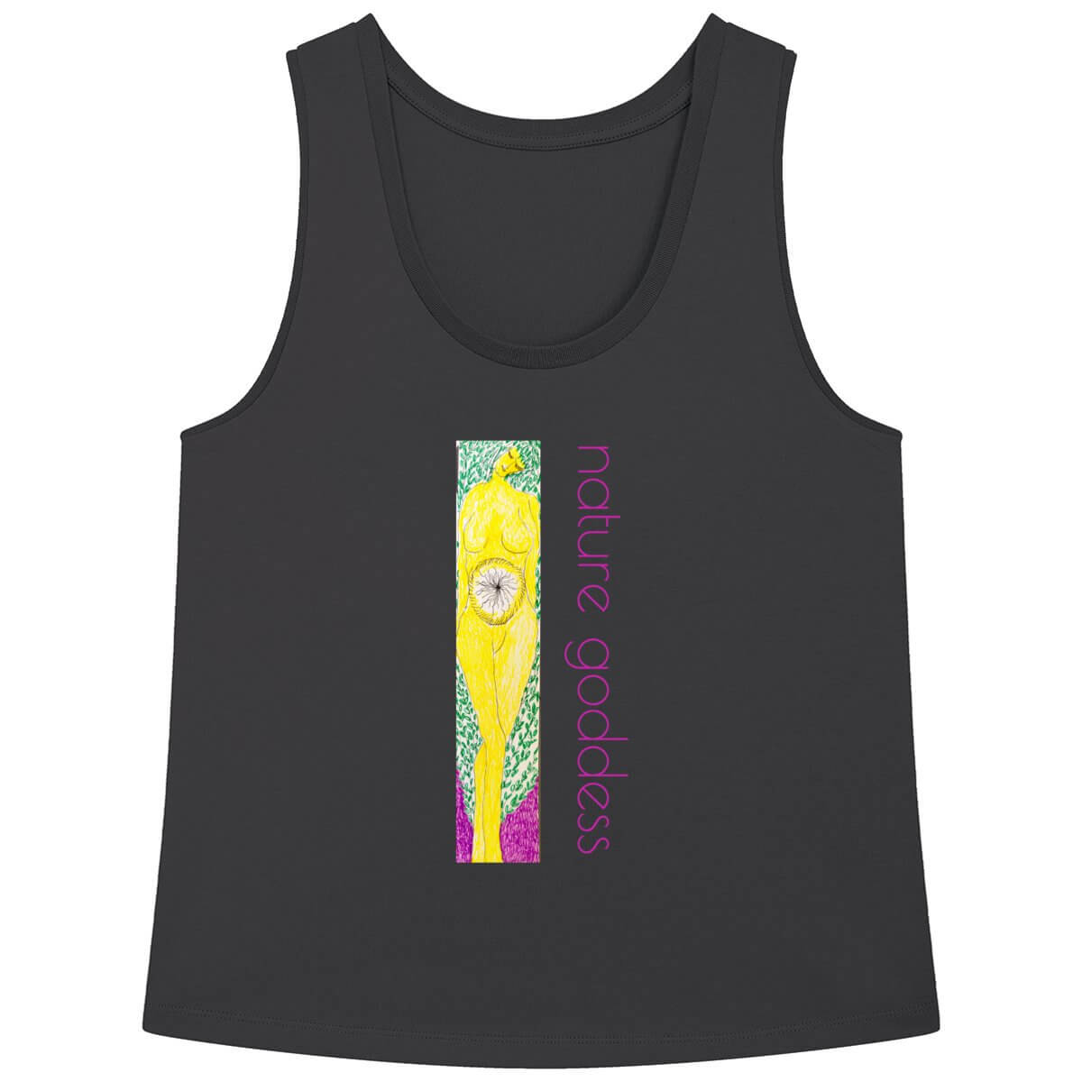 Loose fitting women's tank top - Premium Plus-GODDESS