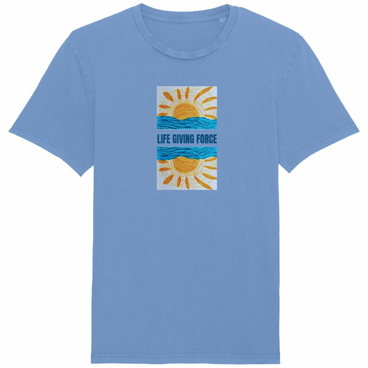 Unisexe t-shirt vintage - Premium Plus- THE SUN