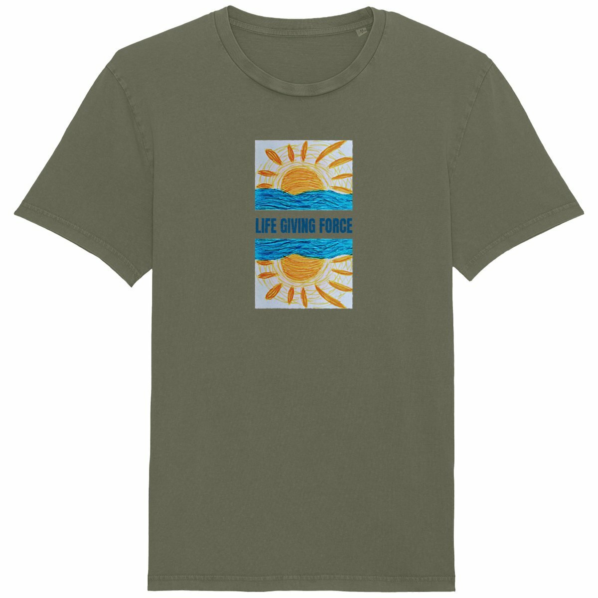 Unisexe t-shirt vintage - Premium Plus- THE SUN