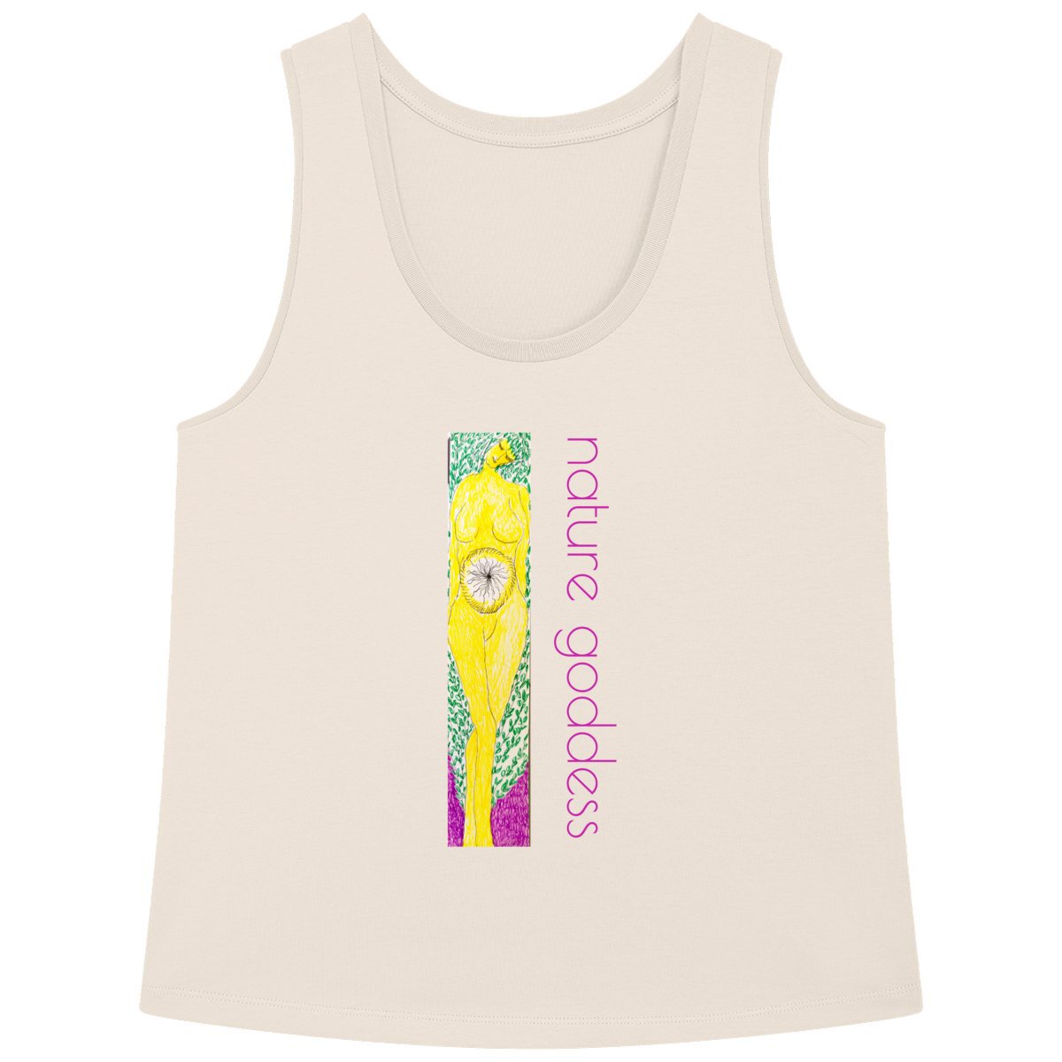 Loose fitting women's tank top - Premium Plus-GODDESS