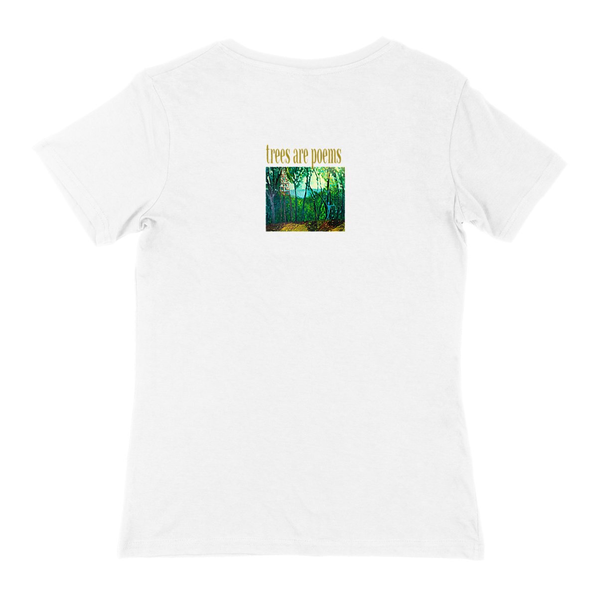 Women's v-neck T-shirt - WOODS- DAY 2