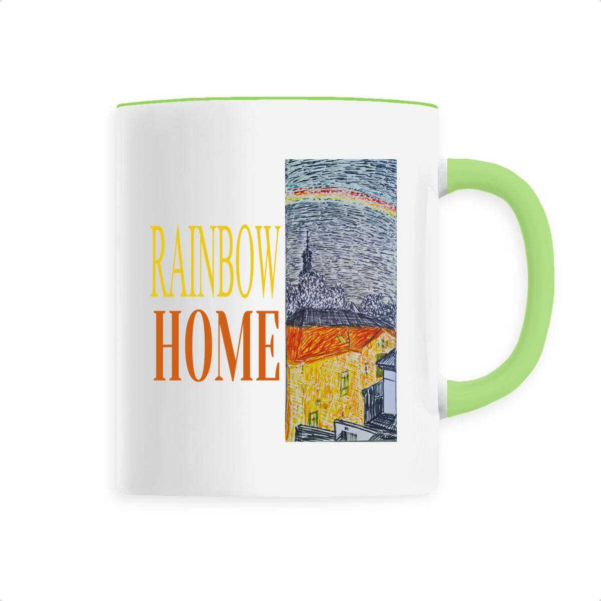 Ceramic Mug Premium -RAINBOW