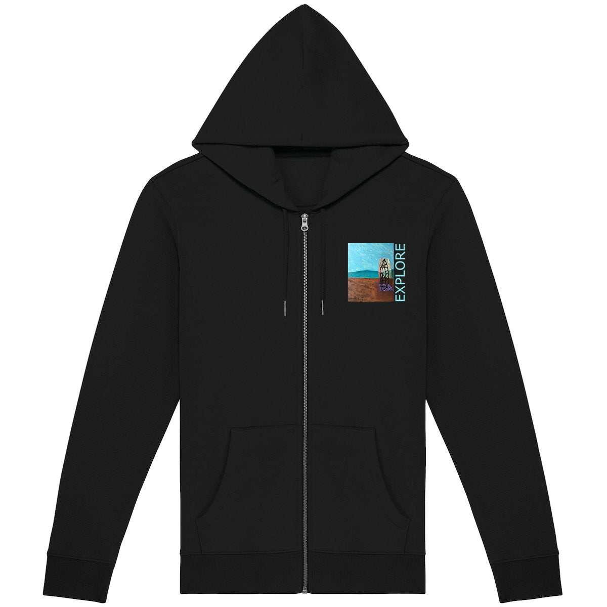 Unisex Zip Hoodie - Premium Plus-EXPLORE