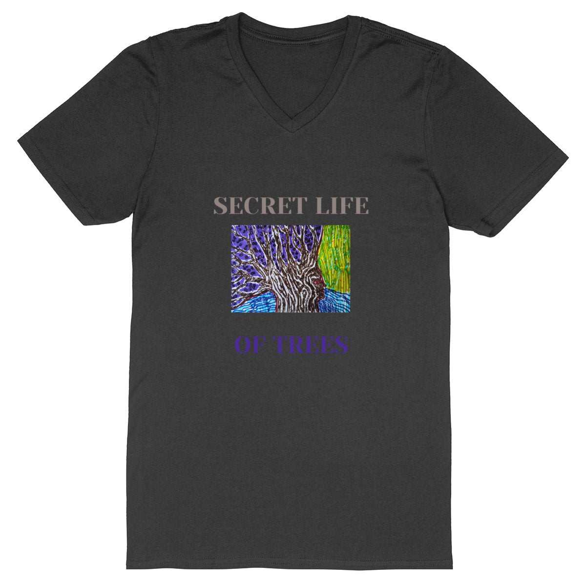 Men's v-neck T-shirt - Change-SECRET LIFE