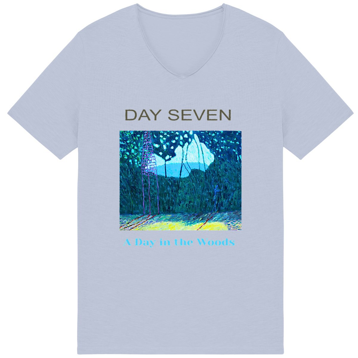 Men's slub t-shirt - Premium Plus-DAY SEVEN