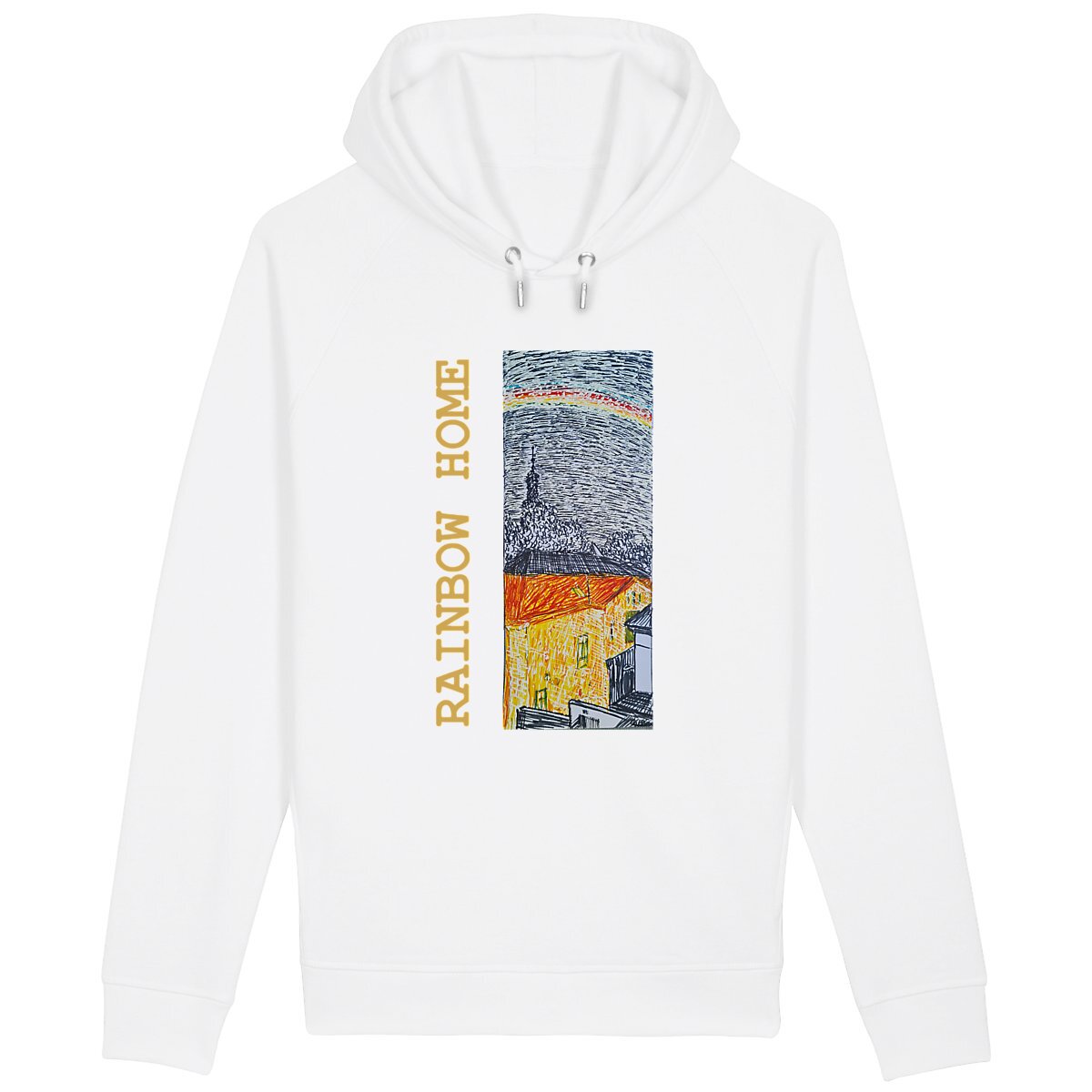 Unisex side pocket hoodie - Premium Plus-RAINBOW