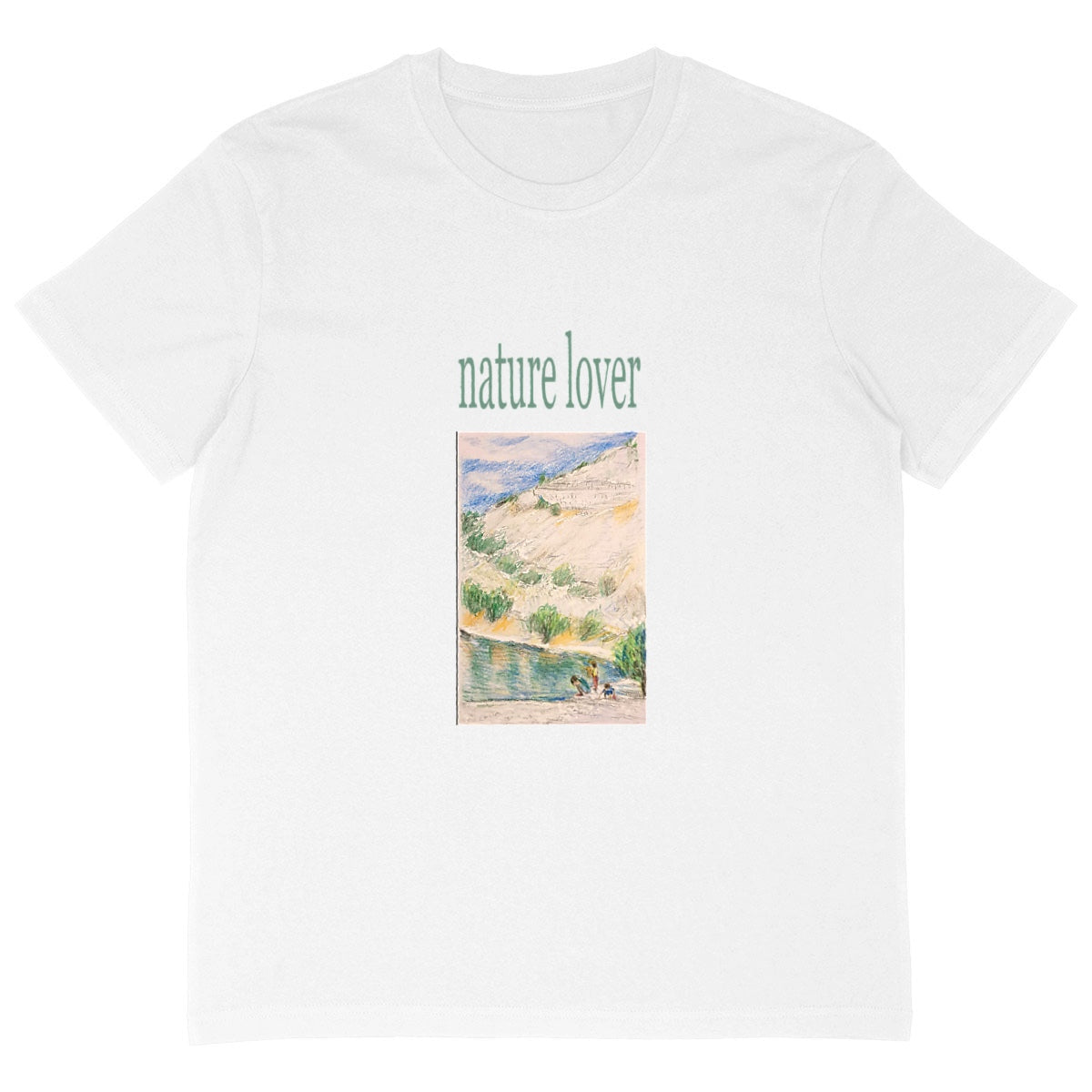 Men's oversized t-shirt - Premium Plus-NATURE LOVER