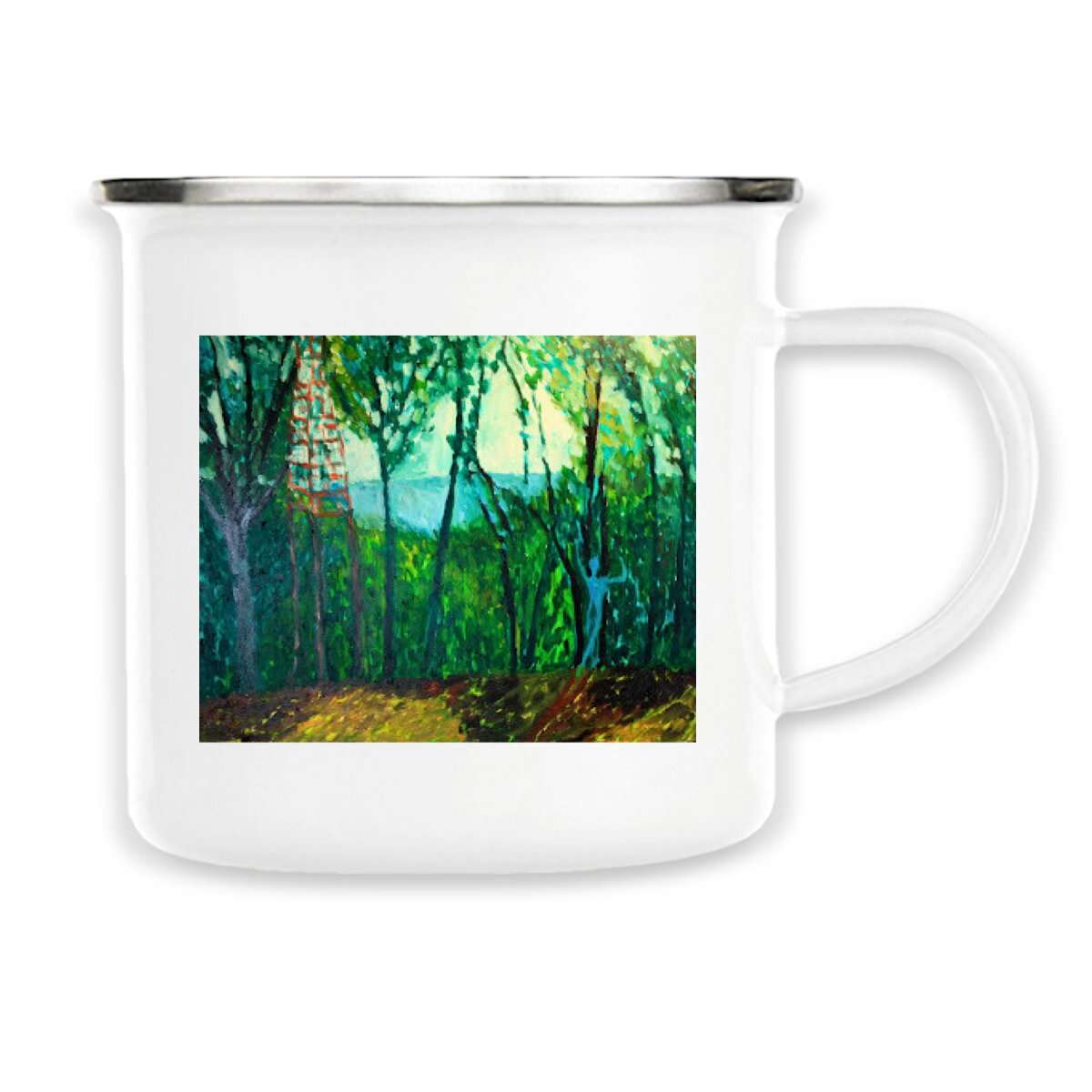 Enamel mug - Premium-WOODS