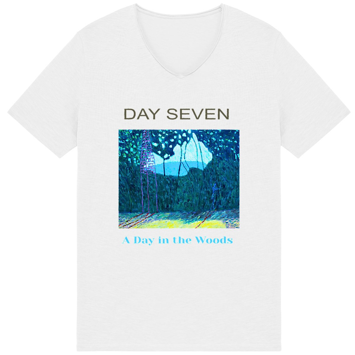 Men's slub t-shirt - Premium Plus-DAY SEVEN