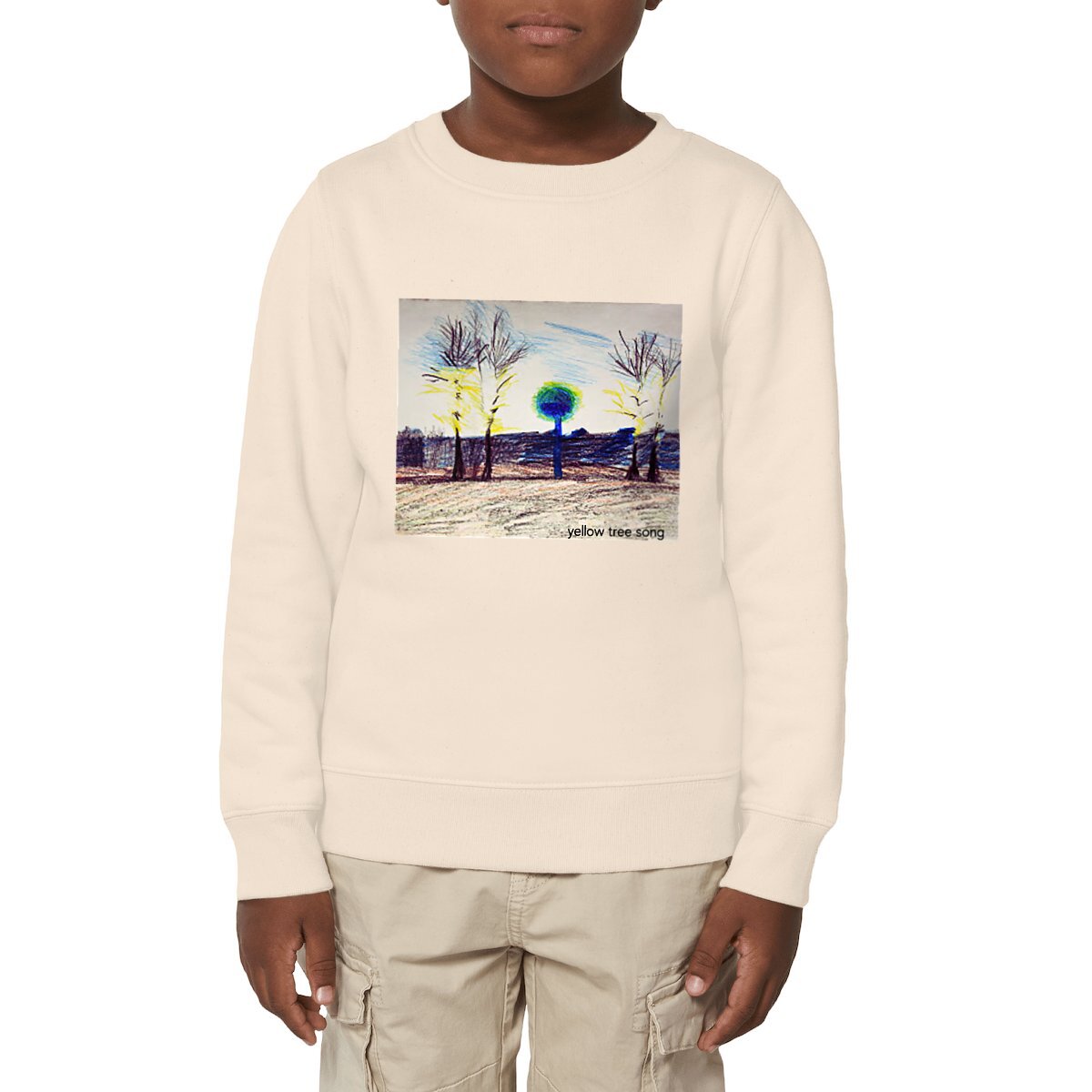 Kids sweat-shirt Premium Plus-YELLOW TREE SONG